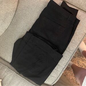 Wide leg crop petite pant